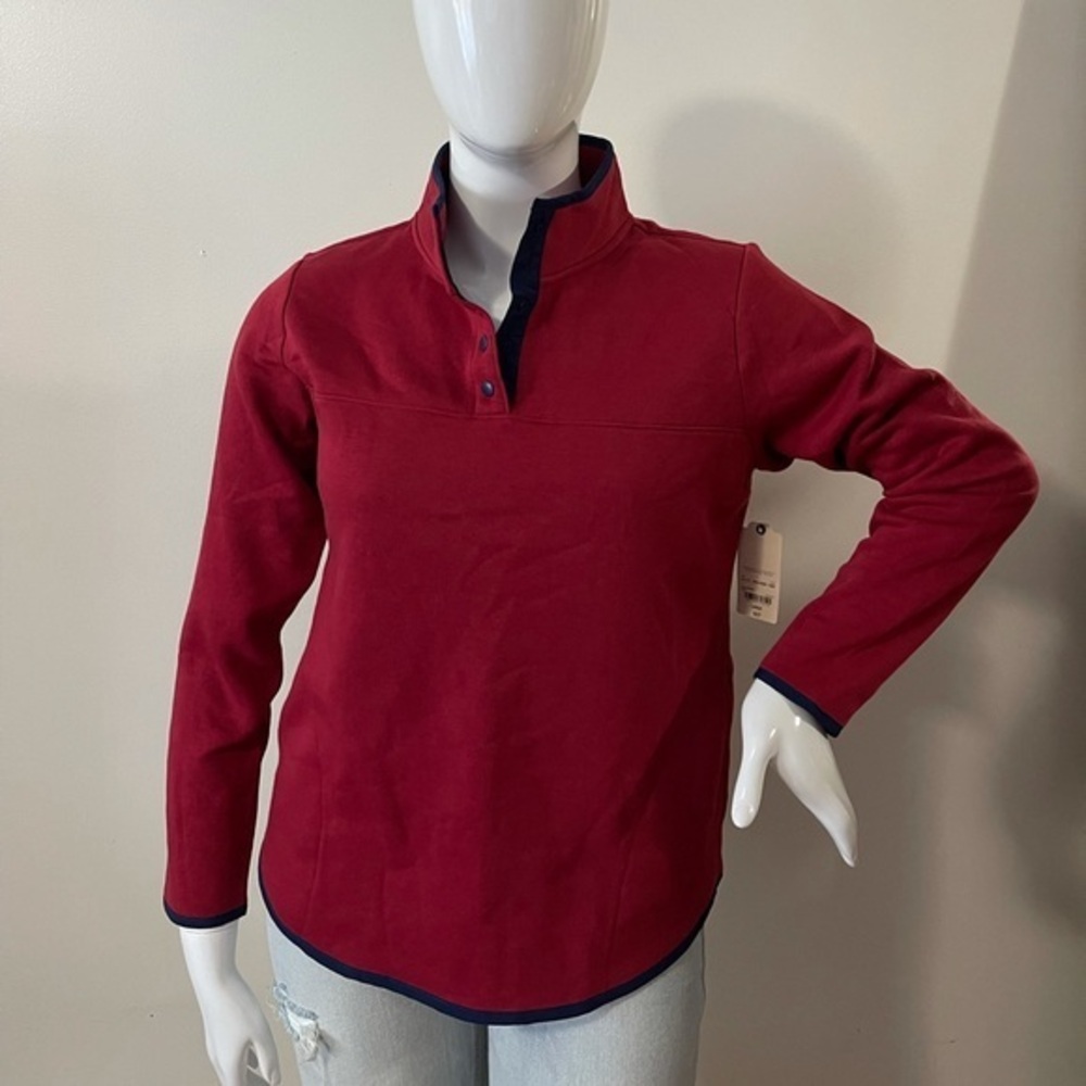 St. John's Bay Womens Long Sleeve  color Red‎